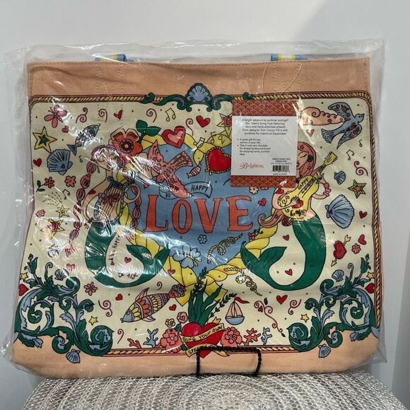 Brighton Siren’s Song Mermaid Tote NWT - Picture 7 of 10